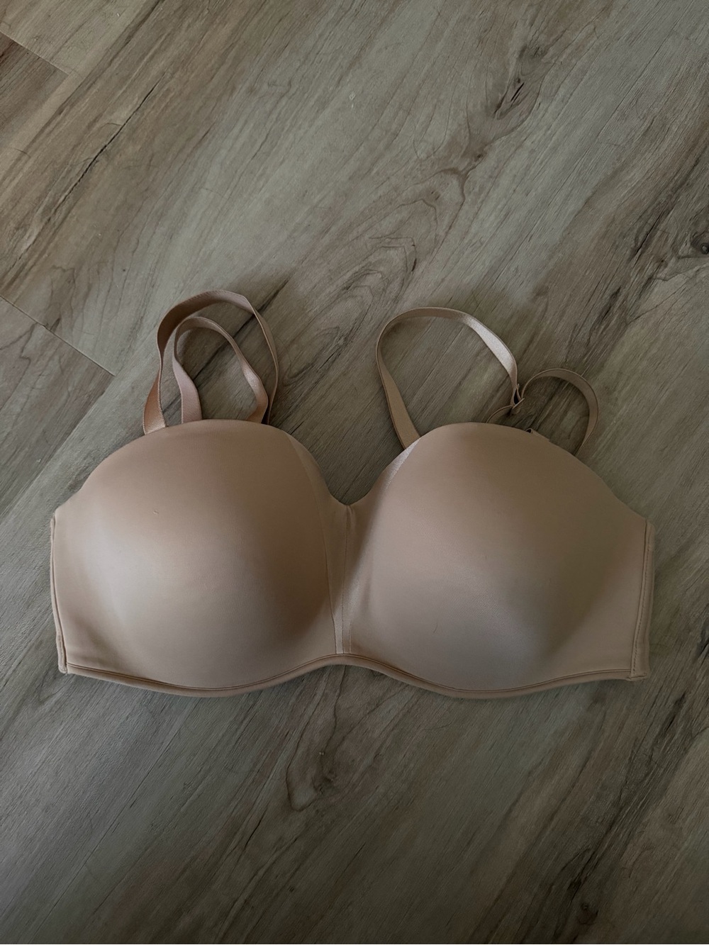Soma Beige Convertible Strapless Bra with Removable Straps